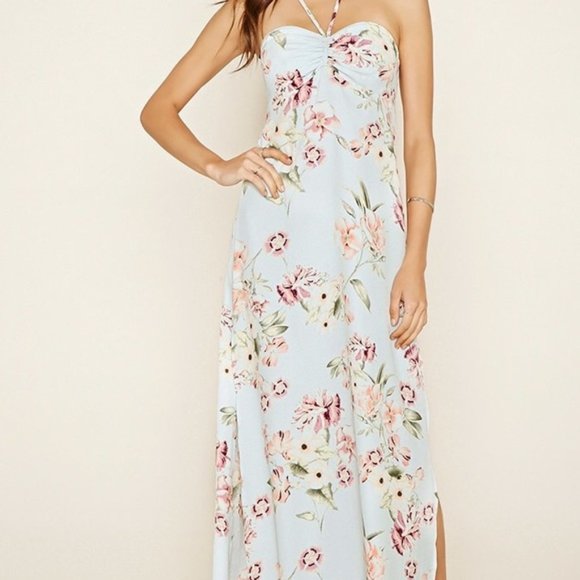 Forever21 Foral Maxi Dress - Tags Attached - Picture 1 of 5